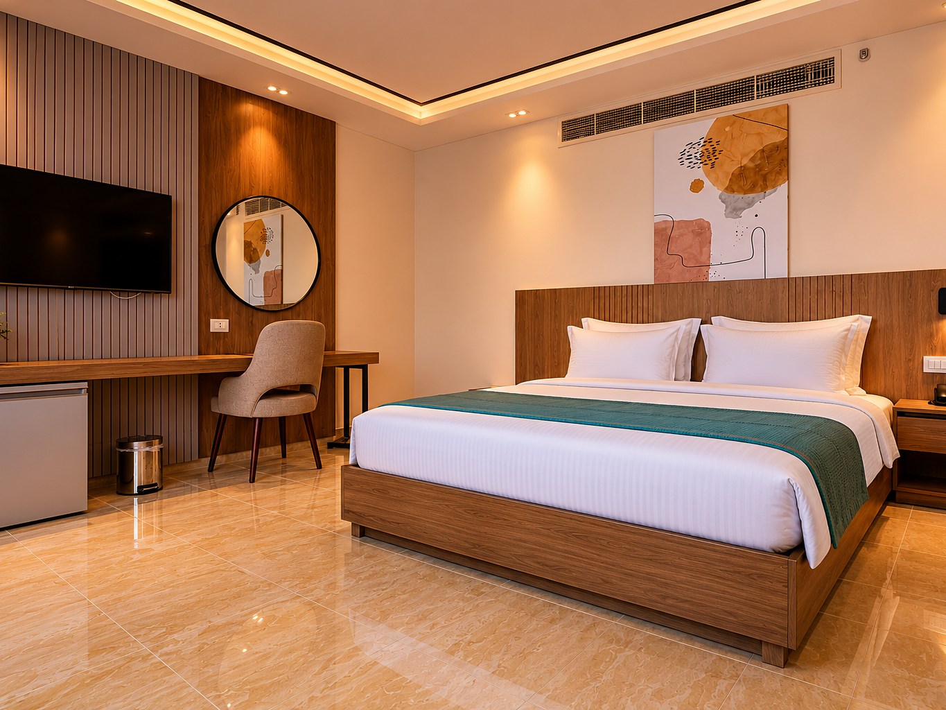 Panels, kitchens, wardrobes and hotel-room joinery